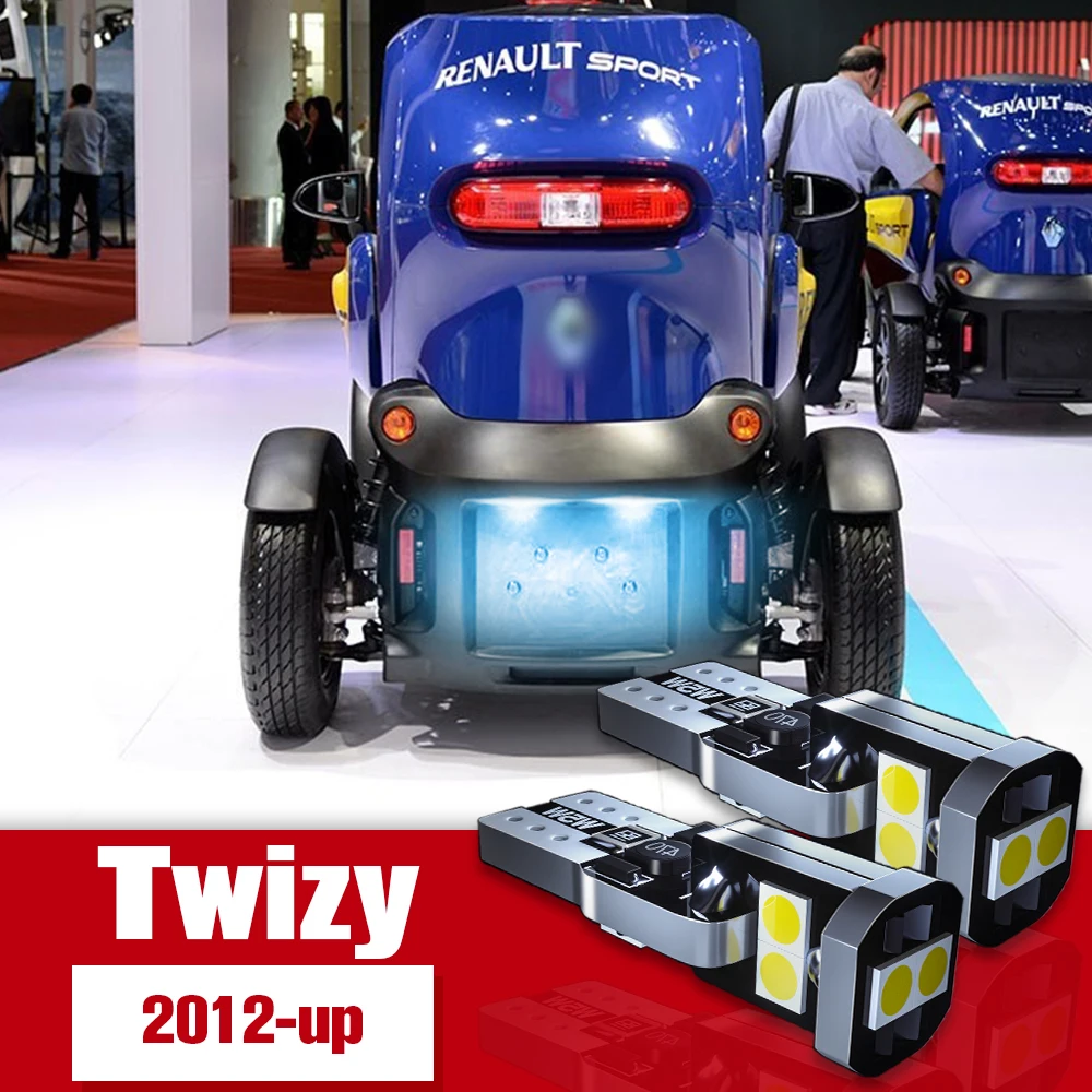 2Pcs Accessori Per Luci Targa Lampada A Lampadina A Led Per Renault Twizy 2012 2013 2014 2015