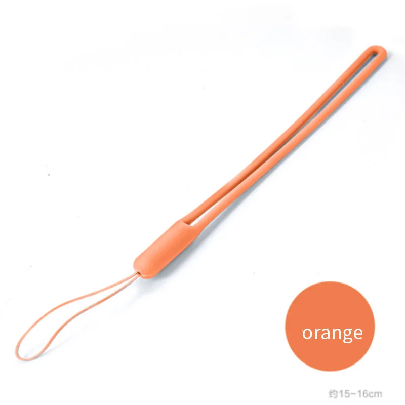 Silicone Charm Wrist Strap Lanyard for Phones, Cameras, and Keys
