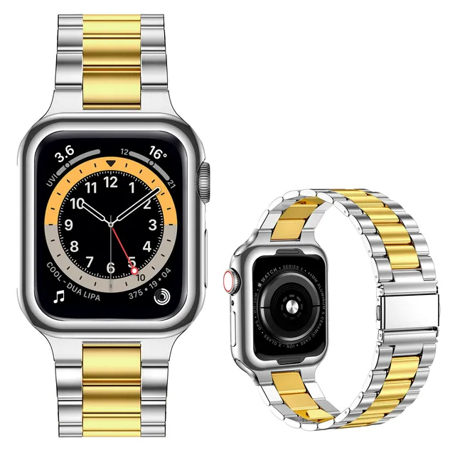 Bracelet Apple Watch 3 Ladies Stainless Steel - Luxury Band Apple Watch 49mm  41 - Aliexpress