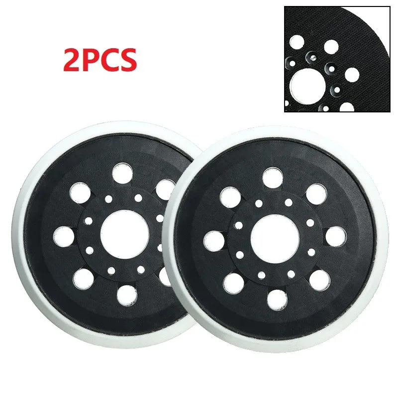 Pair Of 5” Hook & Loop Sanding Backing Pads – Replacement For Bosch PEX220, PEX220A, Skil 7402 & 7490 (2-Pack)