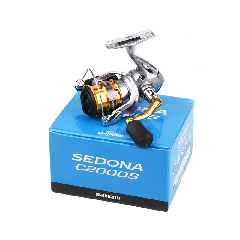 Original SHIMANO SEDONA FI 3+1BB Metal Spool Sea Fishing Wheels