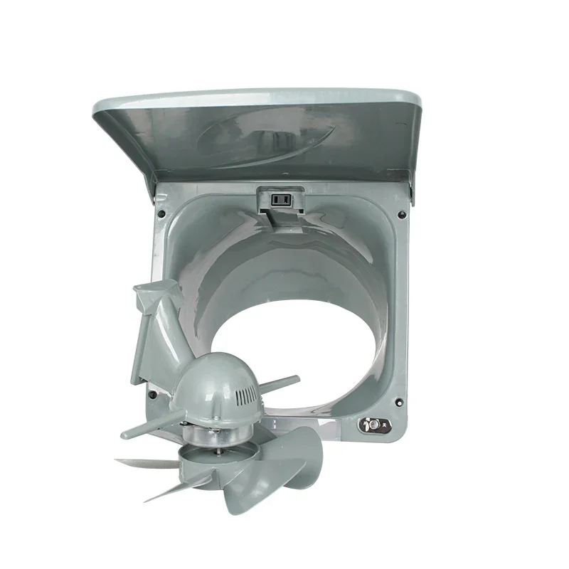 Household easy-to-disassemble and wash exhaust fan kitchen range hood ventilator 10-inch strong mute 220V 50HZ