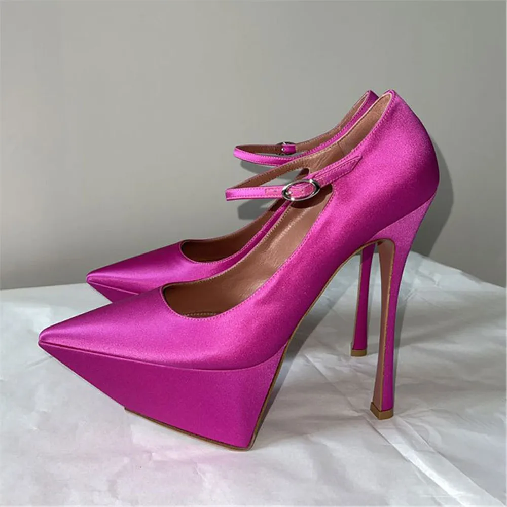 

Platform Heels Wedding Shoes Woman Sexy Thin High Heels Pumps Women Patent Leather Ladies Shoes Plus Size Drop Shipping
