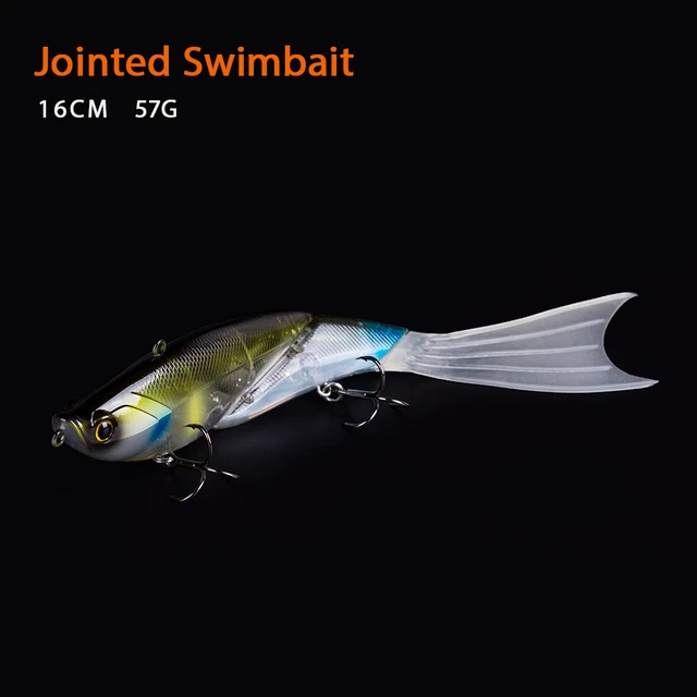 NEW 16cm 56.5g Floating 2 Jointed Swimbait Glide Bait Hard Body