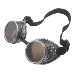 Vintage Style Steampunk Goggles with Retro Craftsmanship and Five Color Lenses (2)