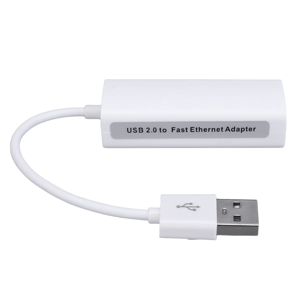 USB Ethernet Adapter 100Mbps Network Card Support Windows XP/7/Vista Linux Network Adapter Anti-interference for Macbook Tablet