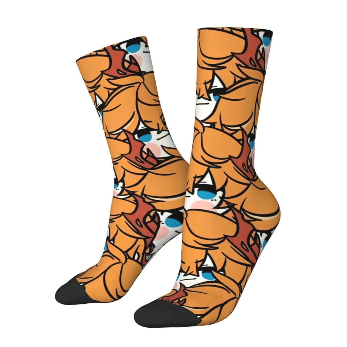 Fashion Novelty Childe Tartaglia Face Meme Socks - High Quality Unisex Socks