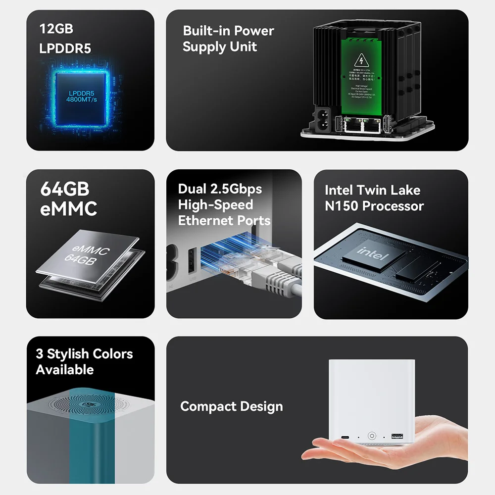 Beelink ME mini-N150 ME mini-N95 NAS MEミニPC Intel Twin Lake N150