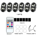 1PC Remote 6 Light