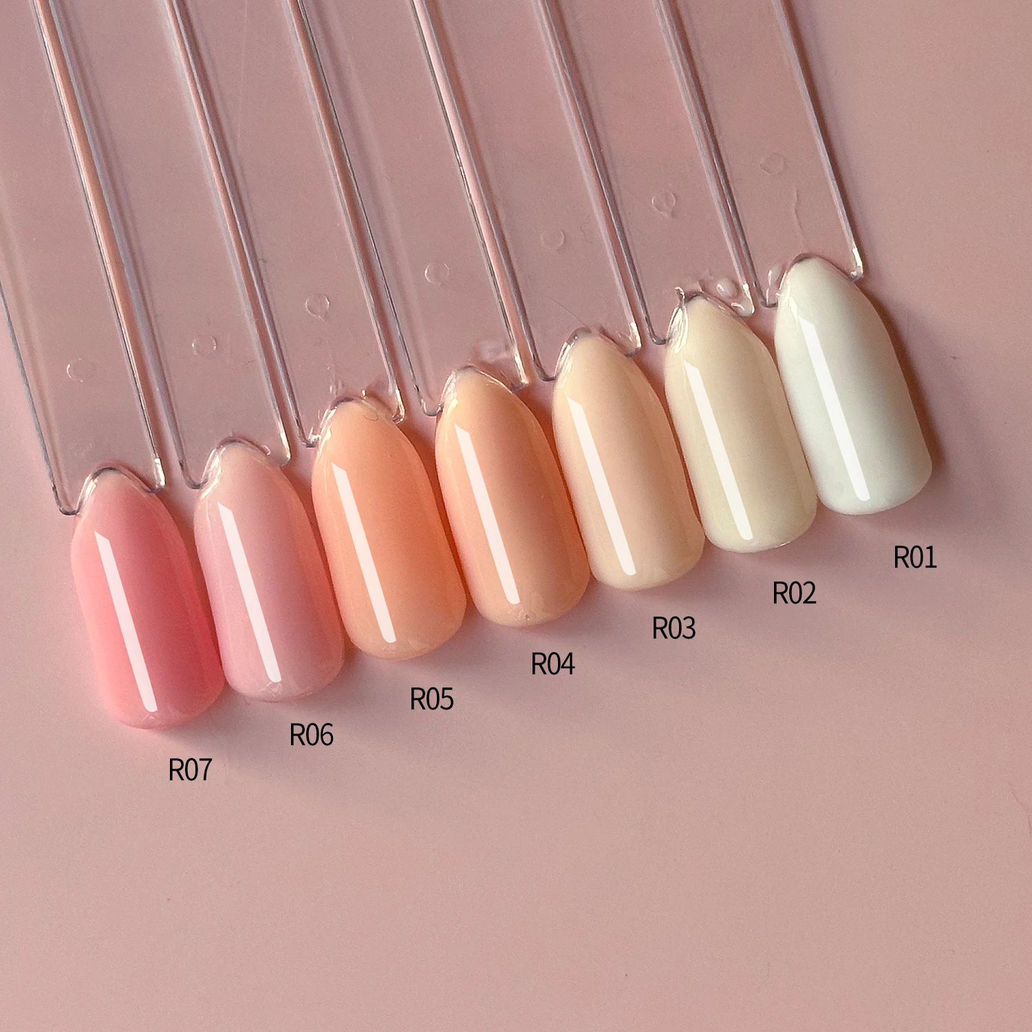 FZANEST Rubber Base Builder Gel for Nails Milky White Gel Nail Polish 5 in 1 Multifunctional Nail Gel Self Leveling Base Gel 3