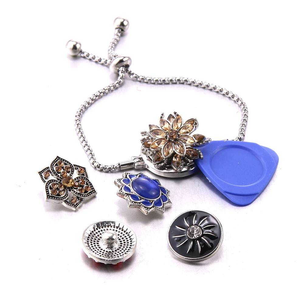 Fashion Jewelry Tool 18MM Snap Jewelry Removal Tool Injury Prevention Hand Women Snap Button Jewelry Removal Pick 10Pcs/Lot