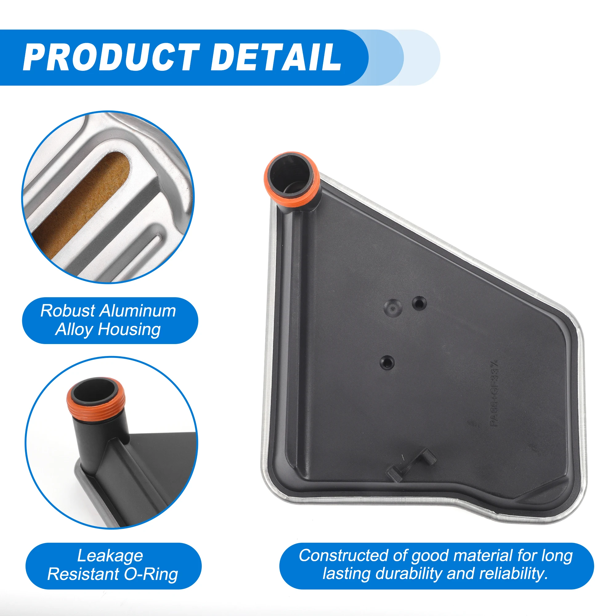 Automatic Transmission Filter Oil Pan Fit for Lincoln Ford Windstar UXCELL AXOD AXOD-E AX4S/N No.F4DZ7A098B/F5DZ7A098B