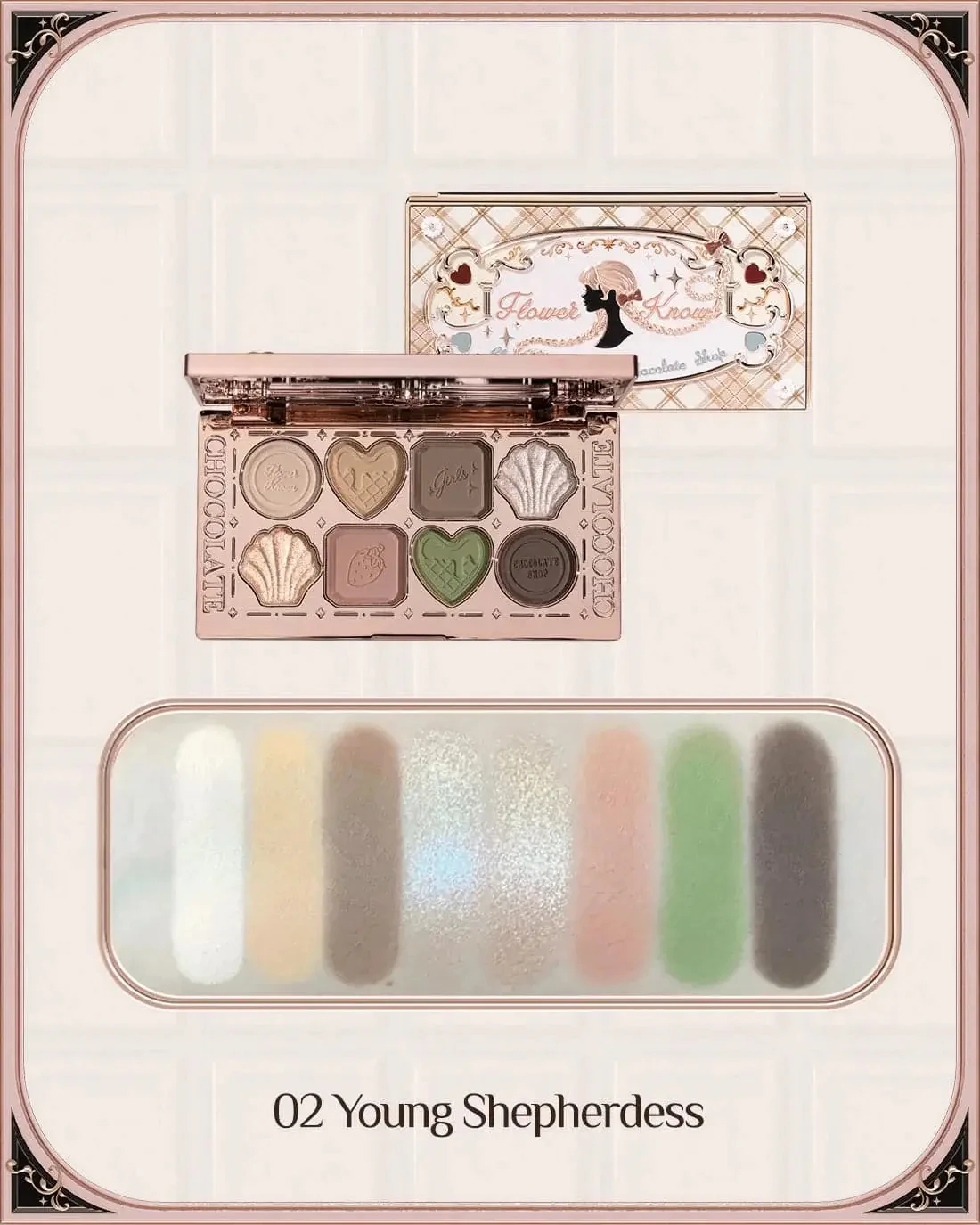 Flower Knows 8-Color Eyeshadow Palette Image 8