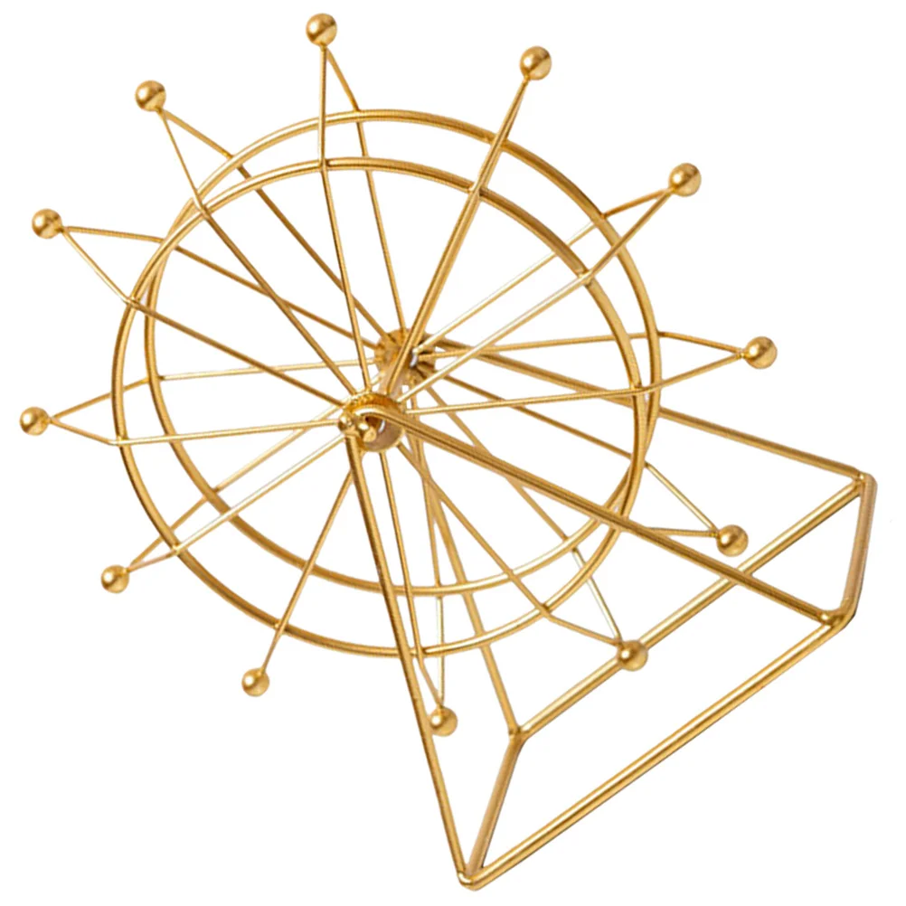 

Ferris Wheel Model Centerpiece Table Decorations Office Home Gold Shelf for Living Room Clearance Iron Decorative Accents