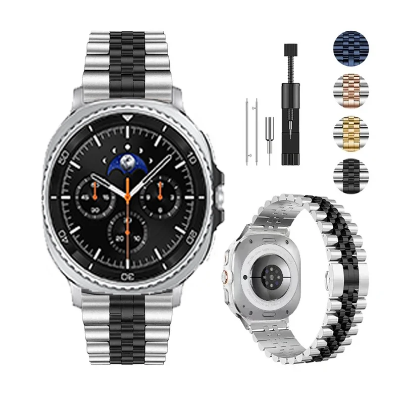 Stainless Steel Metal Watch Strap - Premium Wristband Replacement