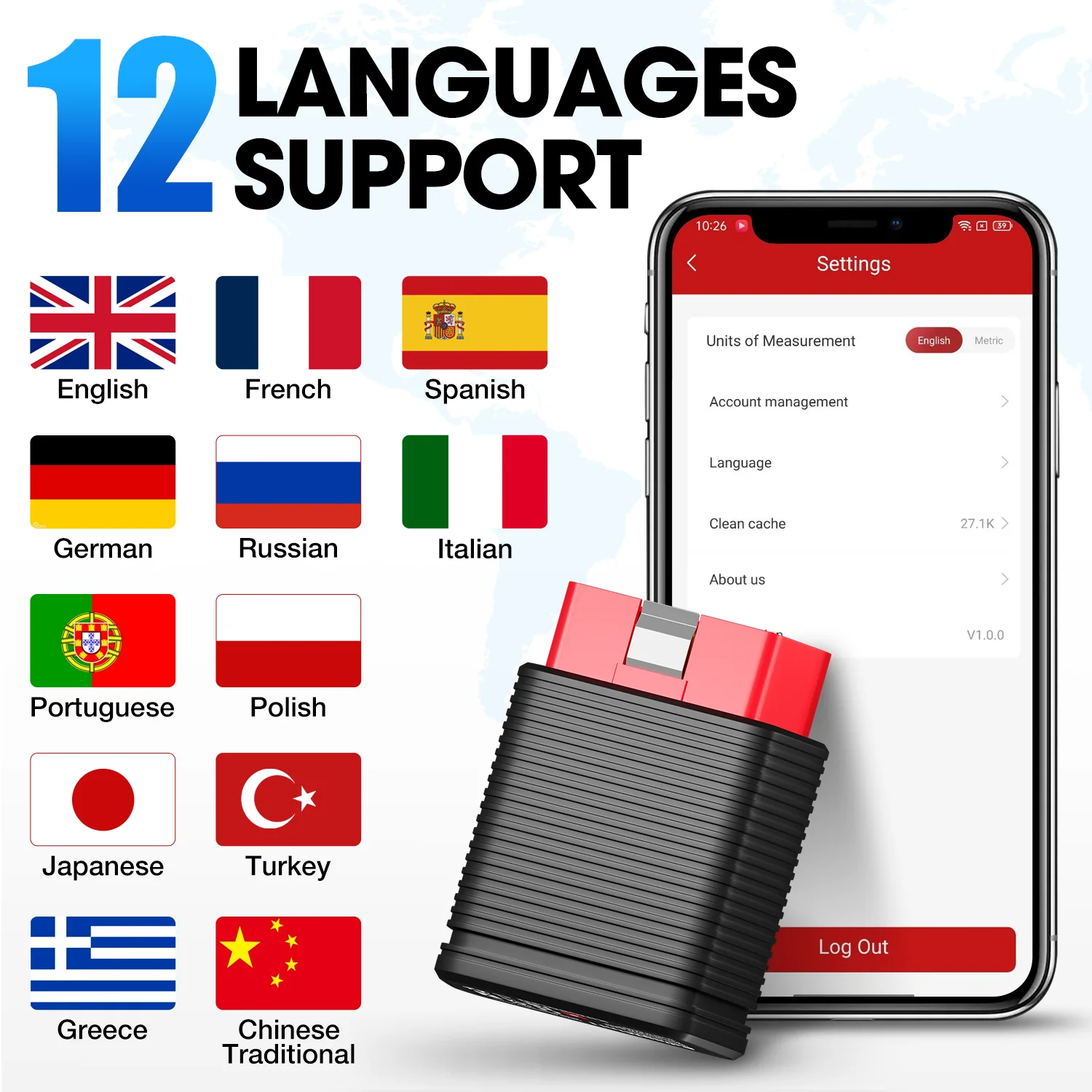 KINGBOLEN EDIAG MINI ALL System 15 Resets Car Diagnostic Tools FULL OBD2 Code Reader Read/Clear Code Error PK Thinkdiag