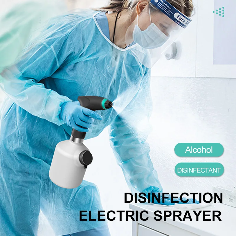 Electric Plant Spray Bottle USB Rechargeable Automatic Watering Fogger Spray Bottle Portable Hand-held Garden Sprayer Tools