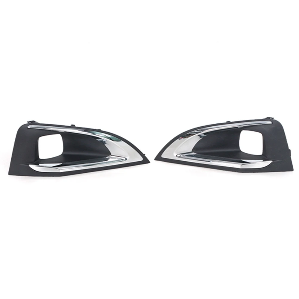 Car Front Bumper Lower Grille Fog Lamp Cover Trims No Sensor Hole Fog Light Cover for Peugeot 4008 5008 GT Right