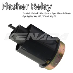 Scooter Flasher Relay Led  For Gy6 12v Led 150w, Kymco, Sym, China 2-Stroke, Gy6 Agility 50 / 125 / 150 Vitality 50