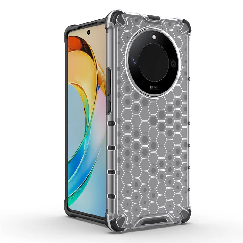 Shockproof Honeycomb Hard PC Protection Bumper Case - 6.78 inch