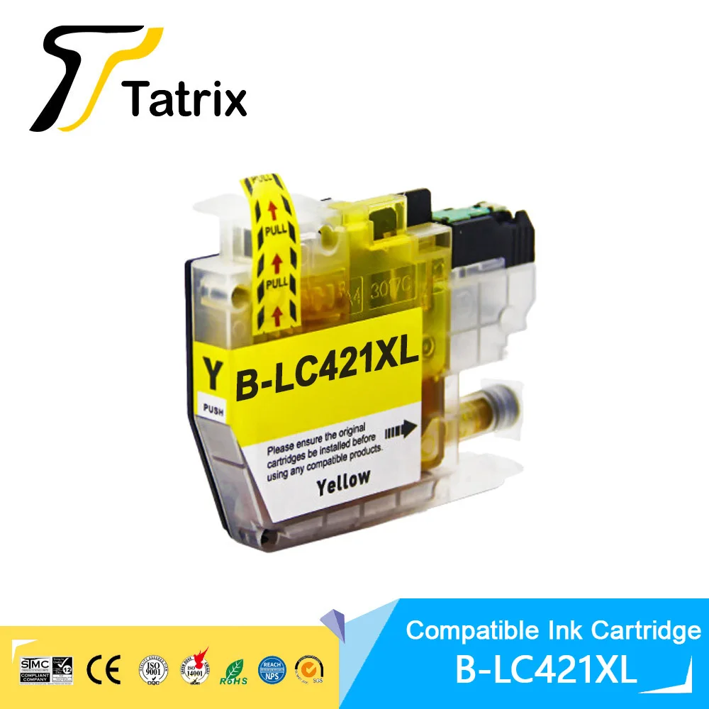 Compatible Brother LC421XL Yellow Cartridge - Webcartridge