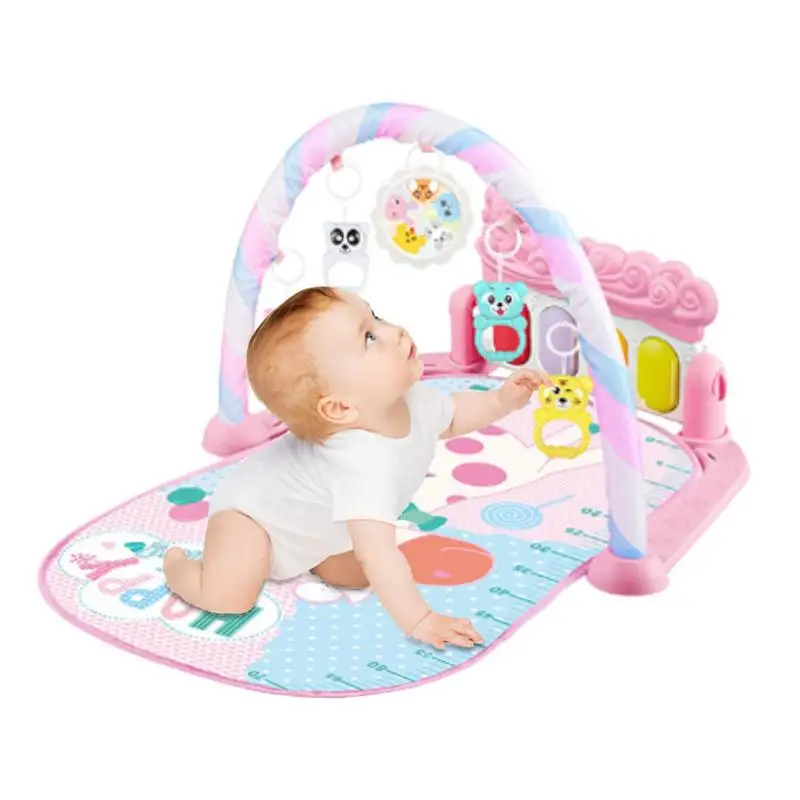 

Детское одеяло для игр для ползания с рамкой для фитнеса, многофункциональный коврик для ползания, коврик для младенцев, детский коврик для активного отдыха, обучающая игрушка для спортзала