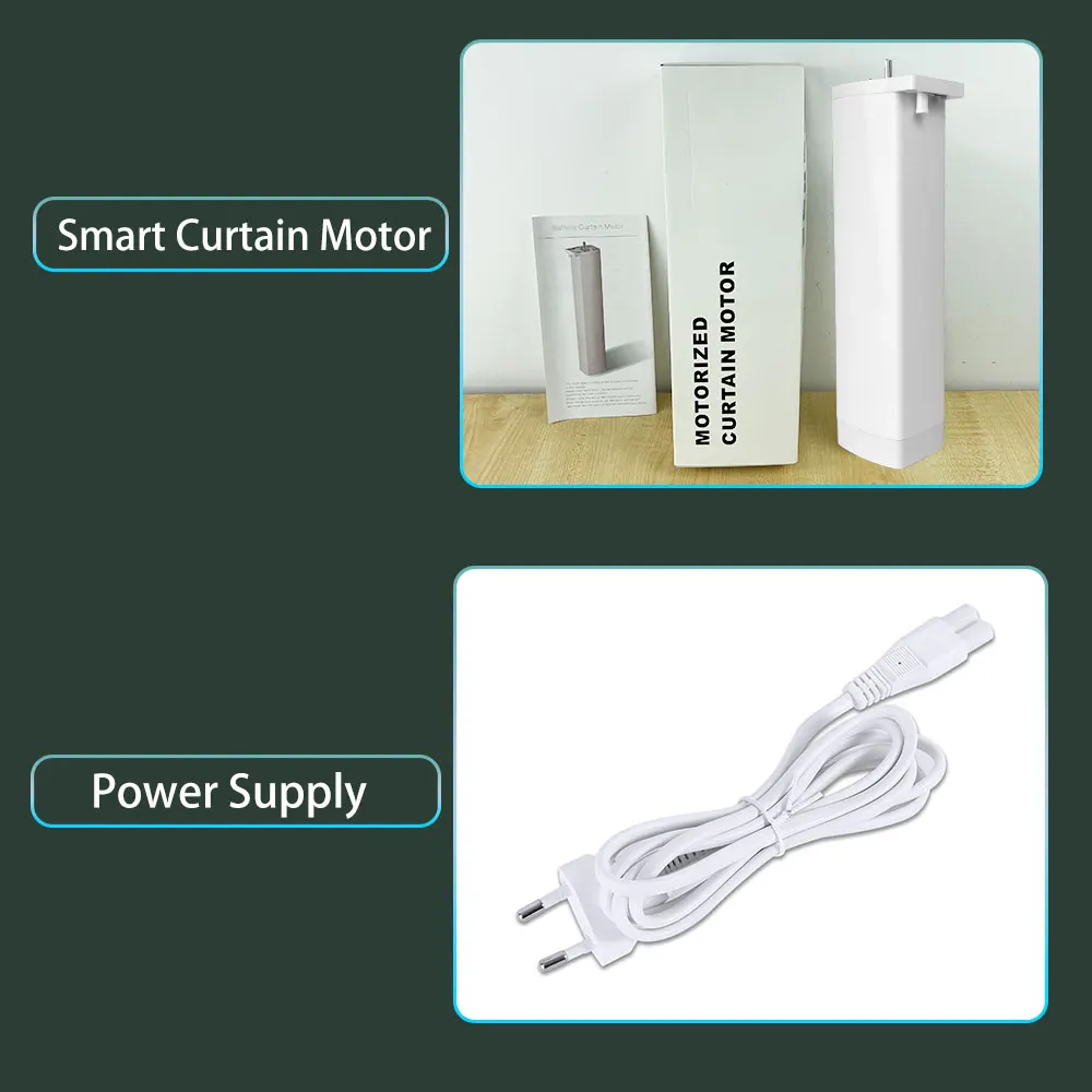 Tuya ZigBee Alexa Smart Curtains Easy Setup Smart Home Electric Curtain Motor Smart Life App for Windows Works With Google Home