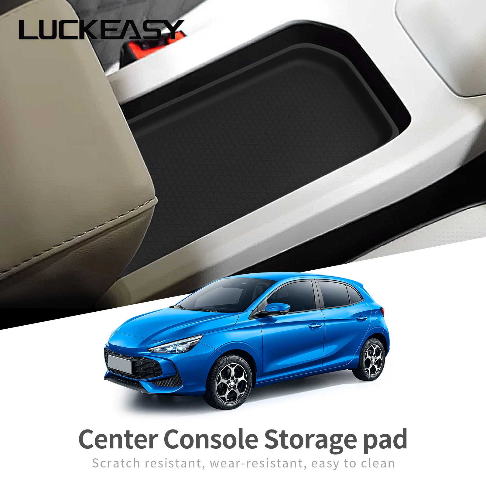Car Non-slip Pad Silicone Storage Pad Accessories For MG 3 MG3 Fuel Thailand Version