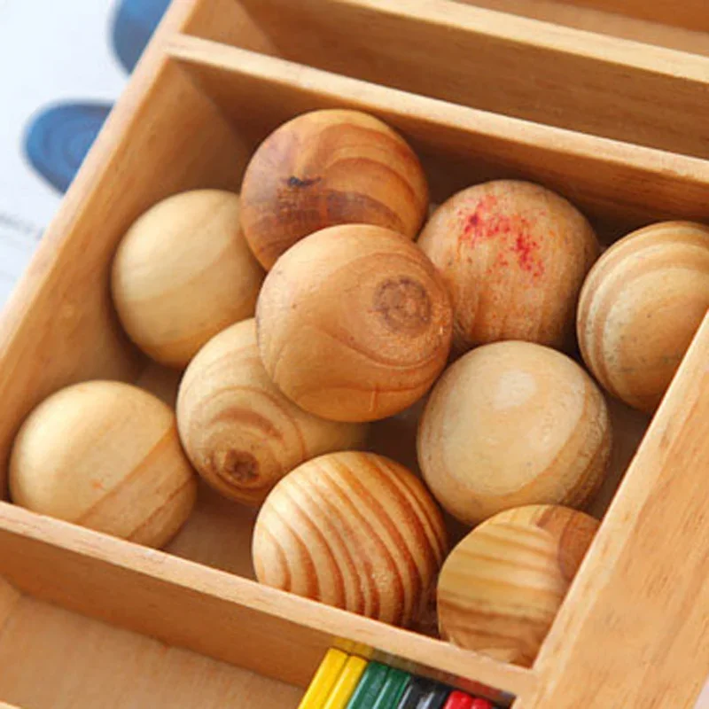Pack of 10 Natural Camphor Wood Balls for Wardrobe Moth Repellent Anti-Mold Deodorizer Odor Absorber Camphor Tablets camphor balls,cedar wood balls