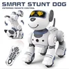 Remote control touch programming intelligent early education machine stunt walking dancing dog robot puzzle boy electronic toy 4