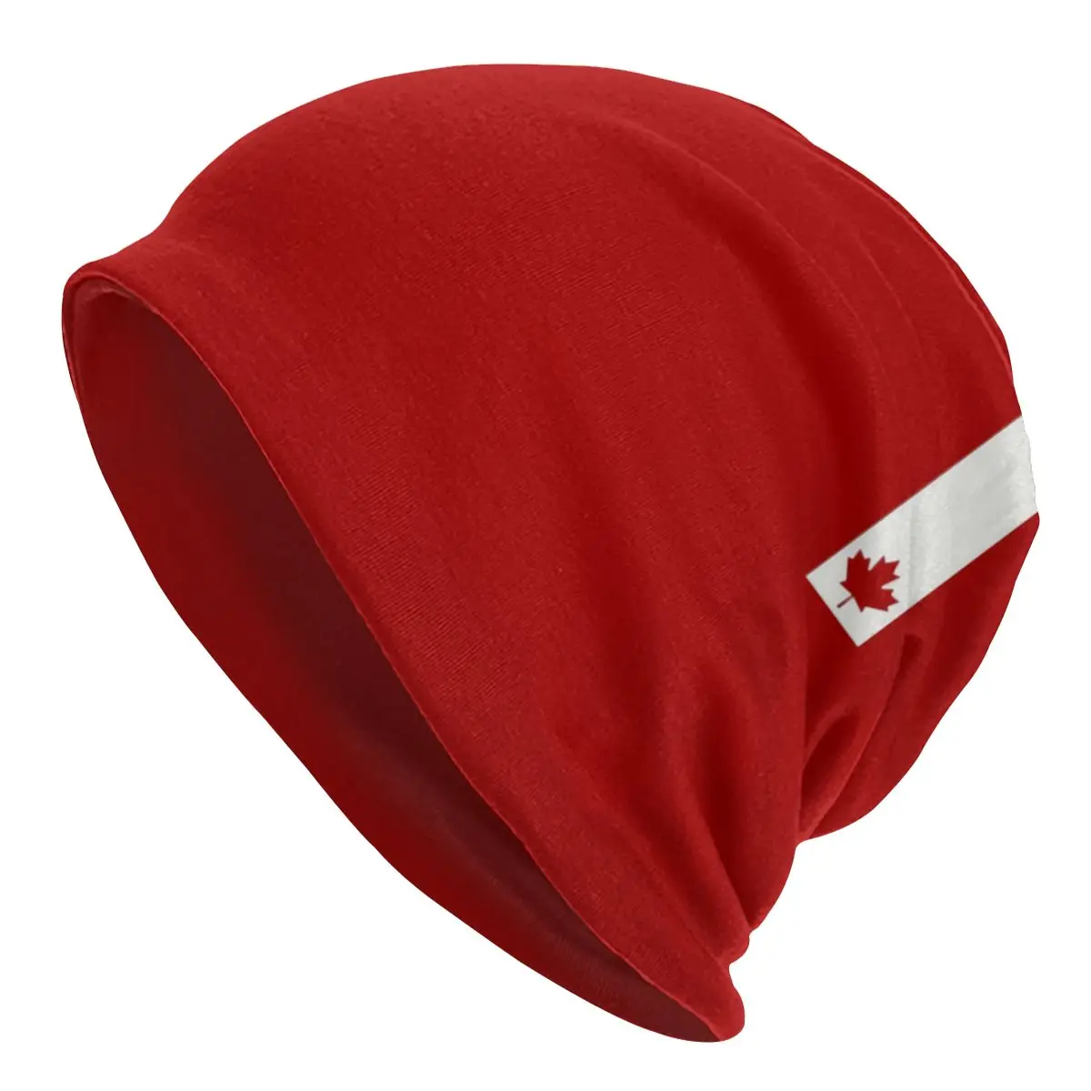 

Minimal Canada Flag Skullies Beanies Caps Cool Winter Warm Men Women Knitting Hats Adult Unisex Canadian Pride Bonnet Hats