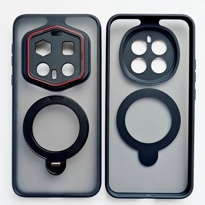Luxury Matte 360° Rotating Stand Magnetic Case Cover with Bumper Protection