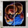 Horror Movie Chucky Living Room Curtain for Quarto Kitchen Curtains for Doors Ready Curtains Cheap Tulle in Kitchen Christmas 1