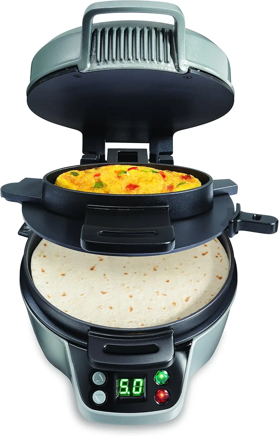 Beach, Silver 25495 Breakfast Burrito Maker, 9.8 x 8.7 x 5.6 inches
