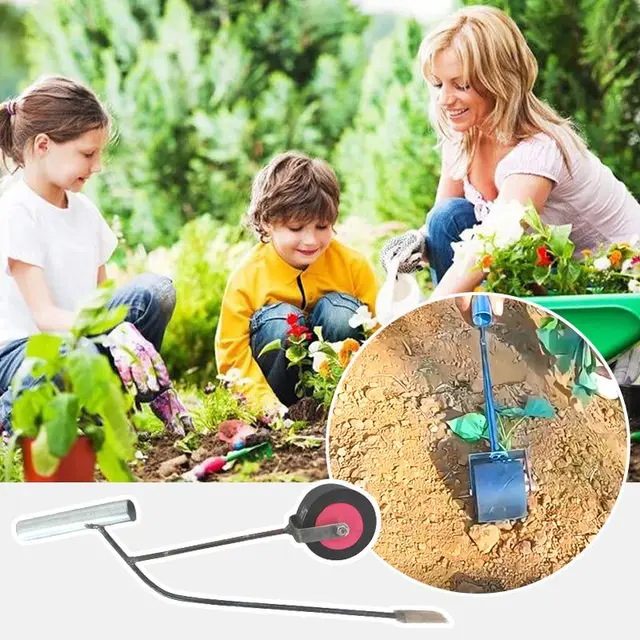 Palánta Ültetési Szerszámátültető Villás Termelő Szerszám Könnyű Édesburgonya Yam Babmag Felülete Sekély Sík Szintű Ültetés - Image 2