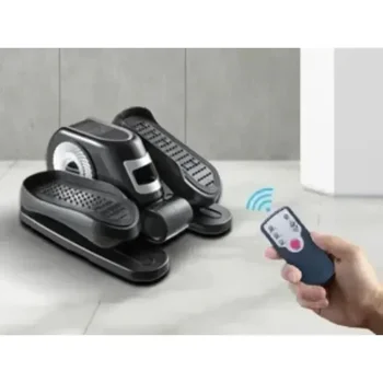 Under Desk Elliptical Machine, Ellipse Leg Exerciser w/Remote Control & 12 Adjustable Speeds, Quiet Elliptical Training 3