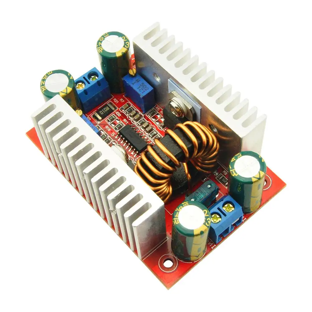 400W Step-up Constant Power Supply with Screw Terminals 15A DC-DC Boost Bonstant Current Module High Power for Digital Products