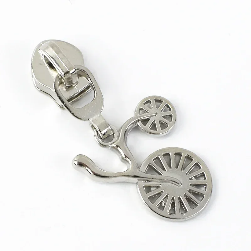 Silver Nylon Zipper Puller Repair Kit – Versatile Hardware Accessories for Jackets, Pockets, and Handbags