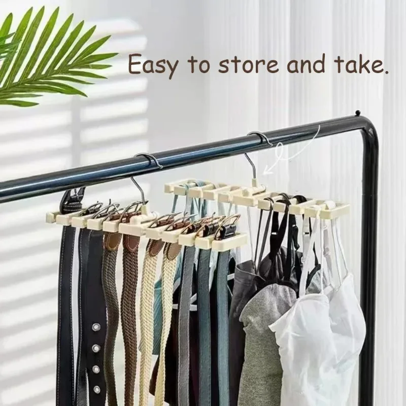 Multifunctional Belt Storage Hanger,Tie Sorting Hanger, Wardrobe Organizer, Collar with Scarf Rack, Back To School Season Hanger