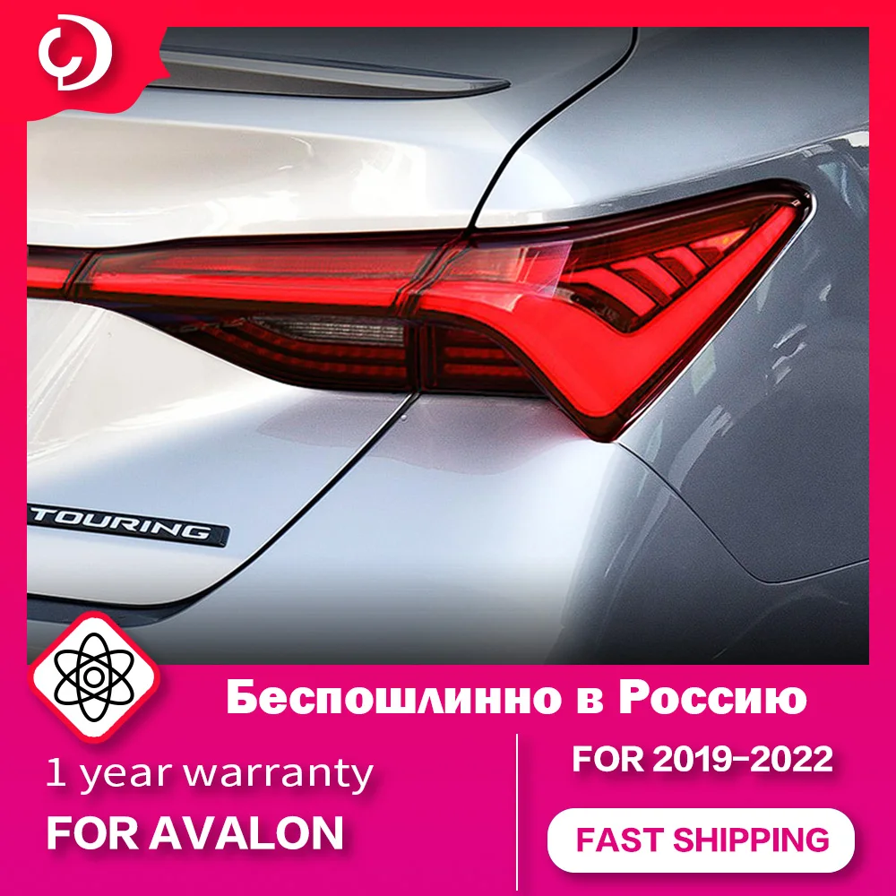 

Задний фонарь AKD для Toyota Avalon 2018-2020, светодиодный задний фонарь DRL, поворотный сигнал, задний тормоз, аксессуары