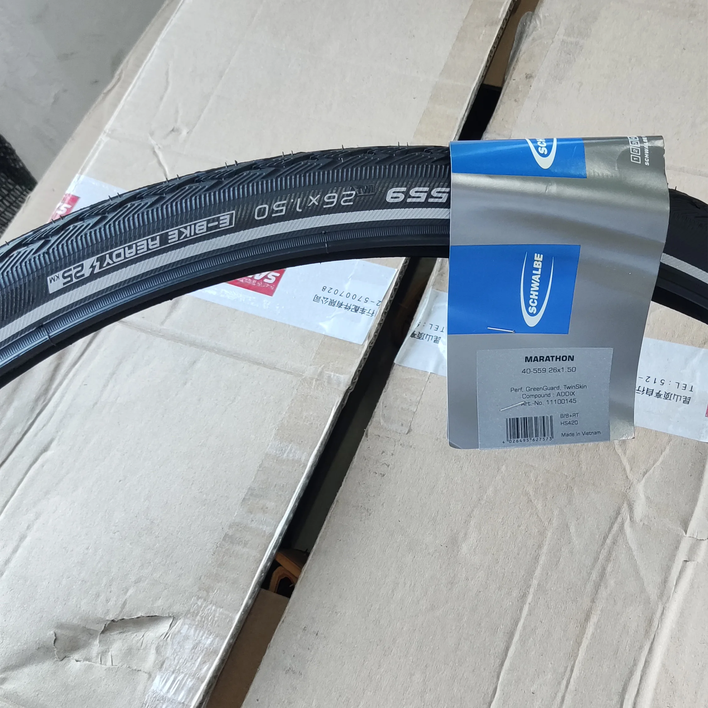 SCHWALBE MARATHON Road Bike Wired Tires 29 Inch 26X