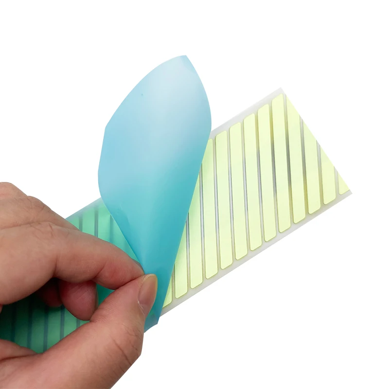 VOOFENG Segmented Reflective Luminous Tape Heat Transfer Film Vinyl Iron on Safety Clothes Warning Tape 5cm*3m/5m