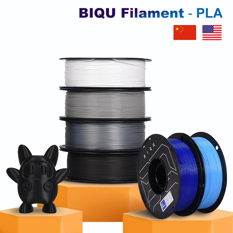 

3D Printing Material BIQU PLA Filament 1.75mm 1KG 3D Printer Parts For Creality Ender 3 V2 Pro Voron FDM 3D Pen Accessories