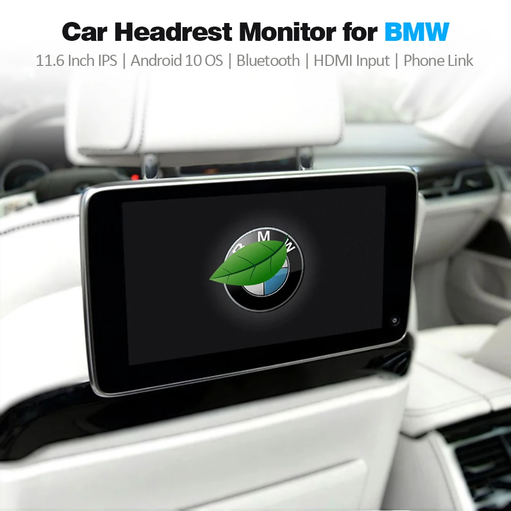 11.6 Inch Android Car Headrest Monitor 4K HDMI With Bluetooth FM WiFi