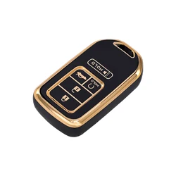 5 Button TPU Car Key Cover Case Shell For Honda CRV XR-V CR-V Fit Civic Accord HR-V HRV City Odyssey Car keychain Accessories