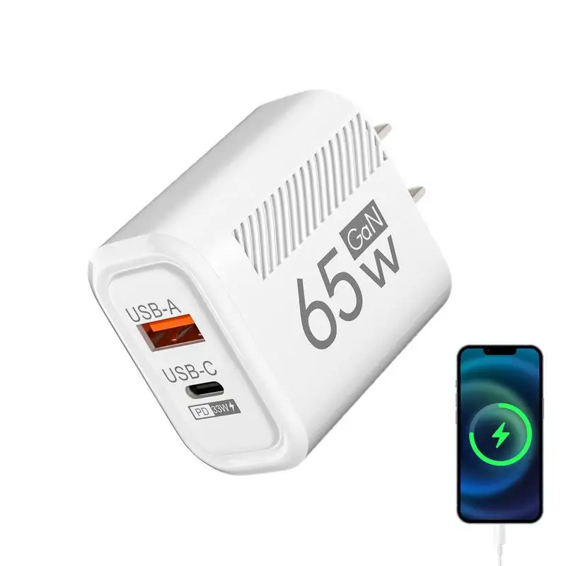 Wall Charger Adapter 2-Port Wall Charger Fast Charging for Phone Phones Double Port Quick Charging Adapter Cube for Home Dorm