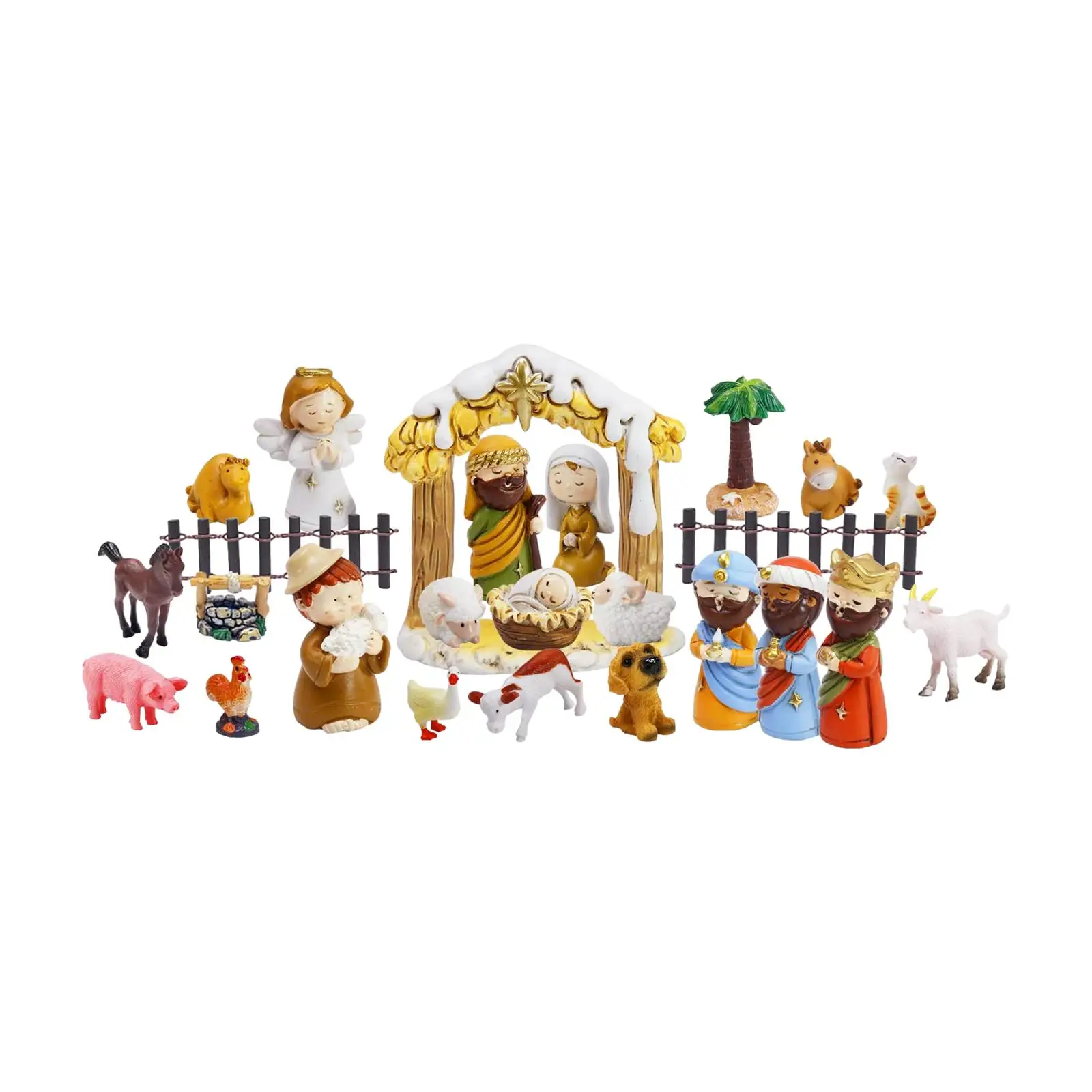 24 Pcs Christmas Nativity Scene Advent Calendar Set for Girls Teens  Children - AliExpress