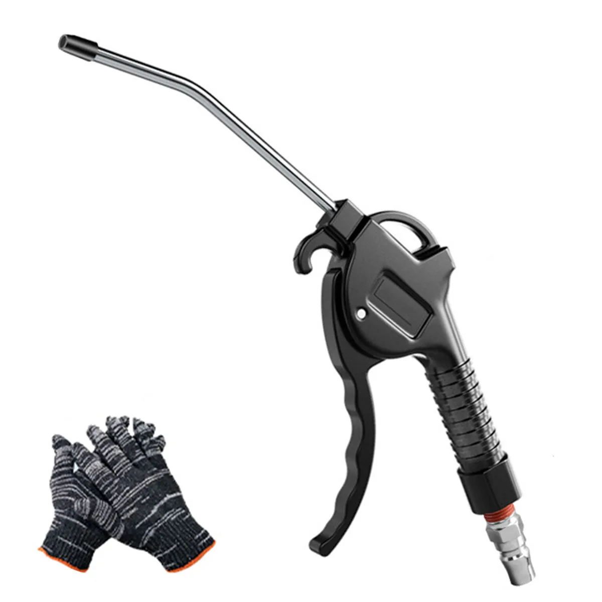 Air Blow Gun,High Flow Air Blower Gun for Compressor with Angled Bent Nozzle,Three Colors to Choose from,Short style