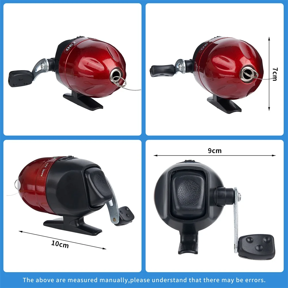 Fishing Slingshot Kit Bow Fishing Reel Catapult Hunting Shooting Fishing Broadheads Hand Guard with 6pcs Fishing Arrows