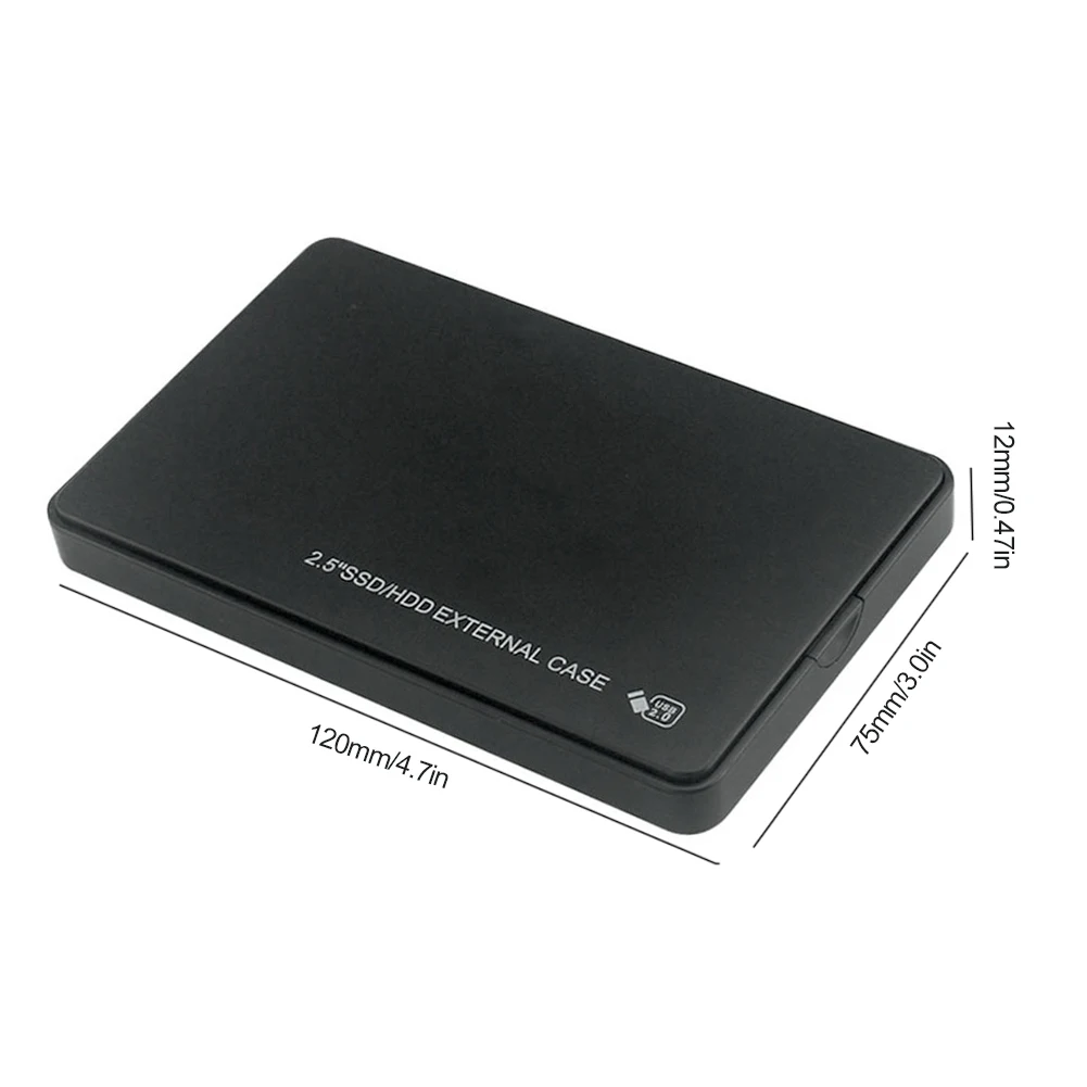 HDD SSD Ŭ SATA ޴ ָ Ʈ ̺ ڽ,  ϵ ũ ̺ ڽ, ƺ PC, 2.5 ġ, USB2.0, 480Mbps